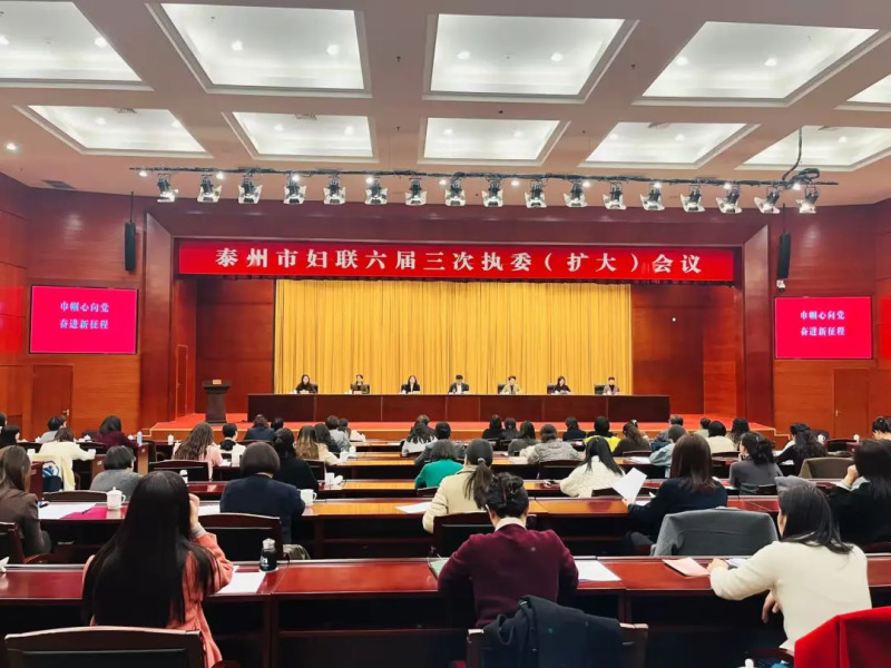 感恩奋进勇担当 守正创新谱新篇——泰州市妇联召开六届三次执委（扩大）会议