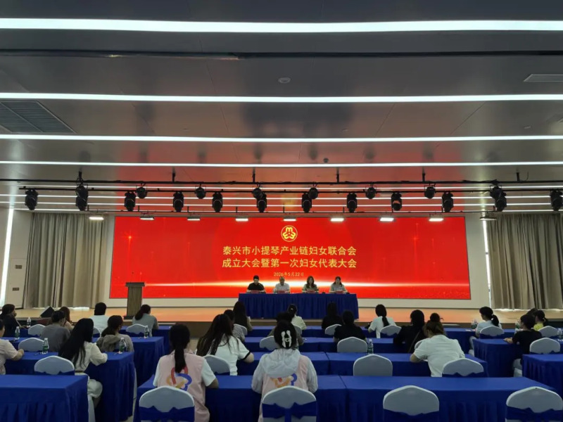 琴韵巾帼志，匠心共芳华——泰兴市小提琴产业链妇联正式启航